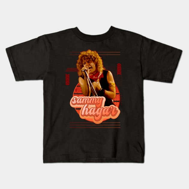 Sammy hagar \\ Hard Rock Vintage Kids T-Shirt by Nana On Here